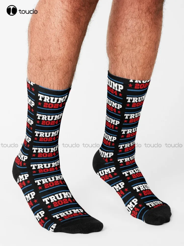 Trump 2024 MAGA Flag Socks - Custom Unisex Socks