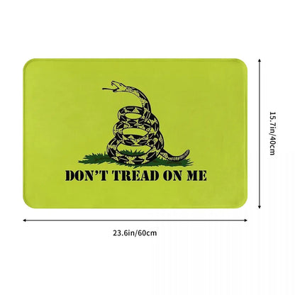 Don't Tread on Me Doormat - Patriotic Gadsden symbol