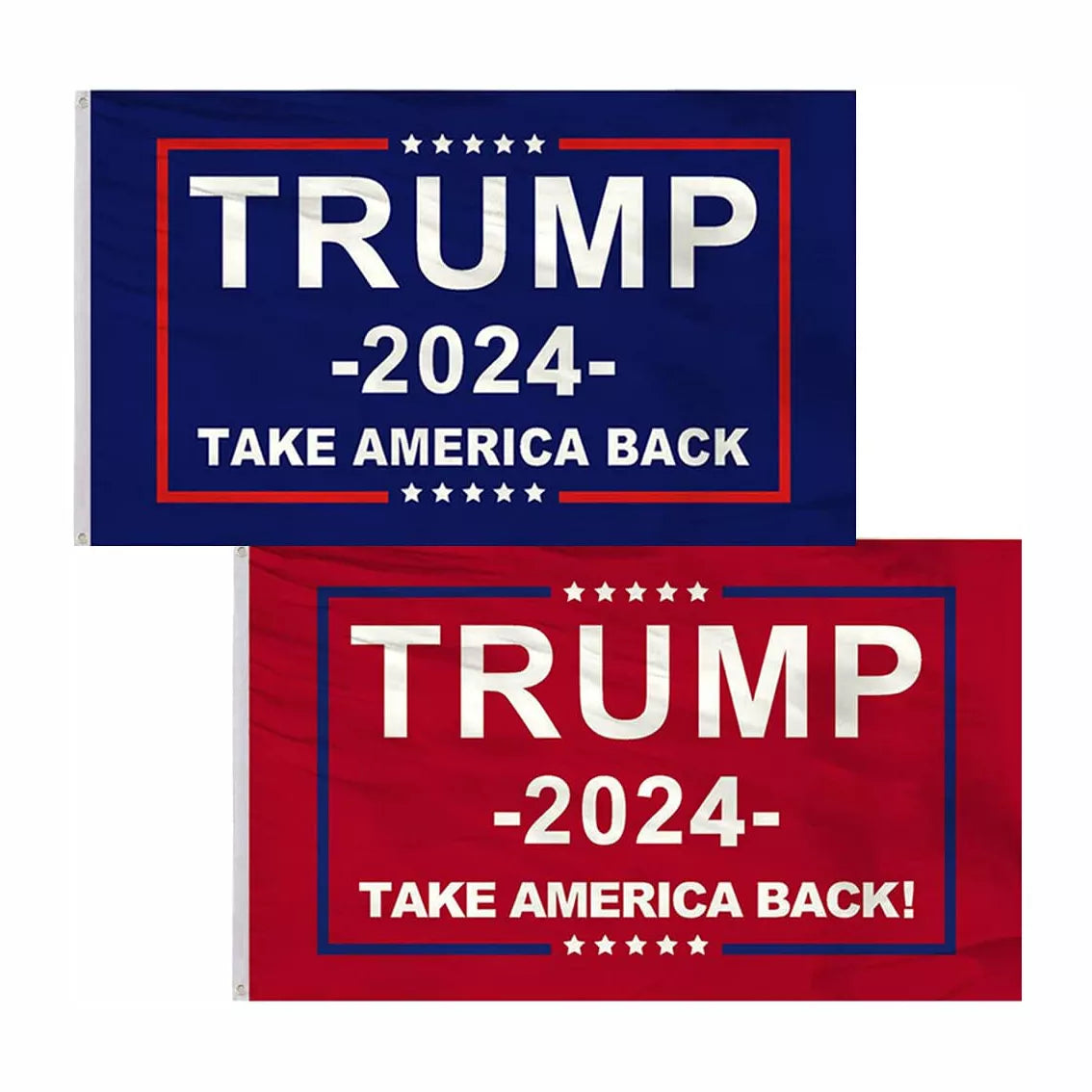 Donald Trump 2024 Flag - Take America Back Campaign Banner