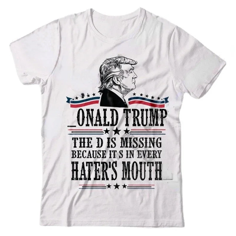 Funny Missing D Shirt - Unisex Trump 2024 Tee