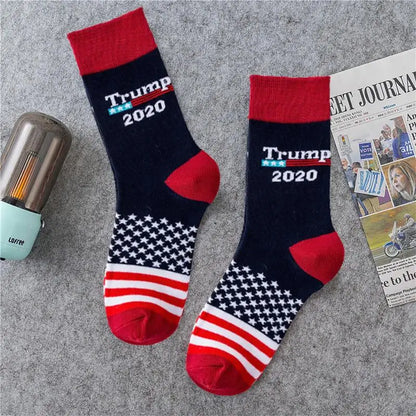 Trump 2024 American Flag Unisex Dress Socks