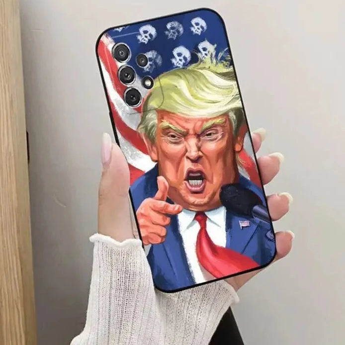 Cartoon Boss - Funny Trump-Inspired Silicone Case for Samsung Galaxy - Sleek Cover