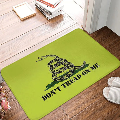 Don't Tread on Me Doormat - Patriotic Gadsden symbol