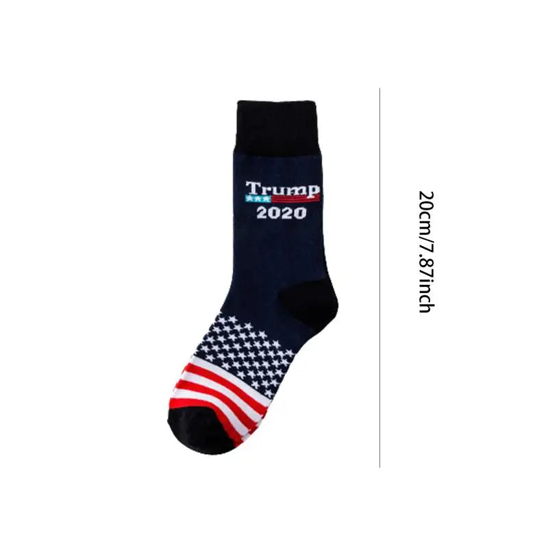 Trump 2024 American Flag Unisex Dress Socks