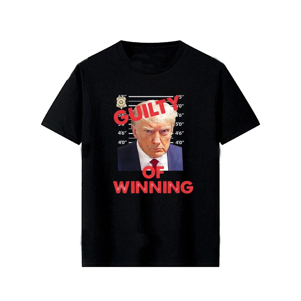 Guilty of Winning Tee: Trump Mugshot Commemoration Shirt