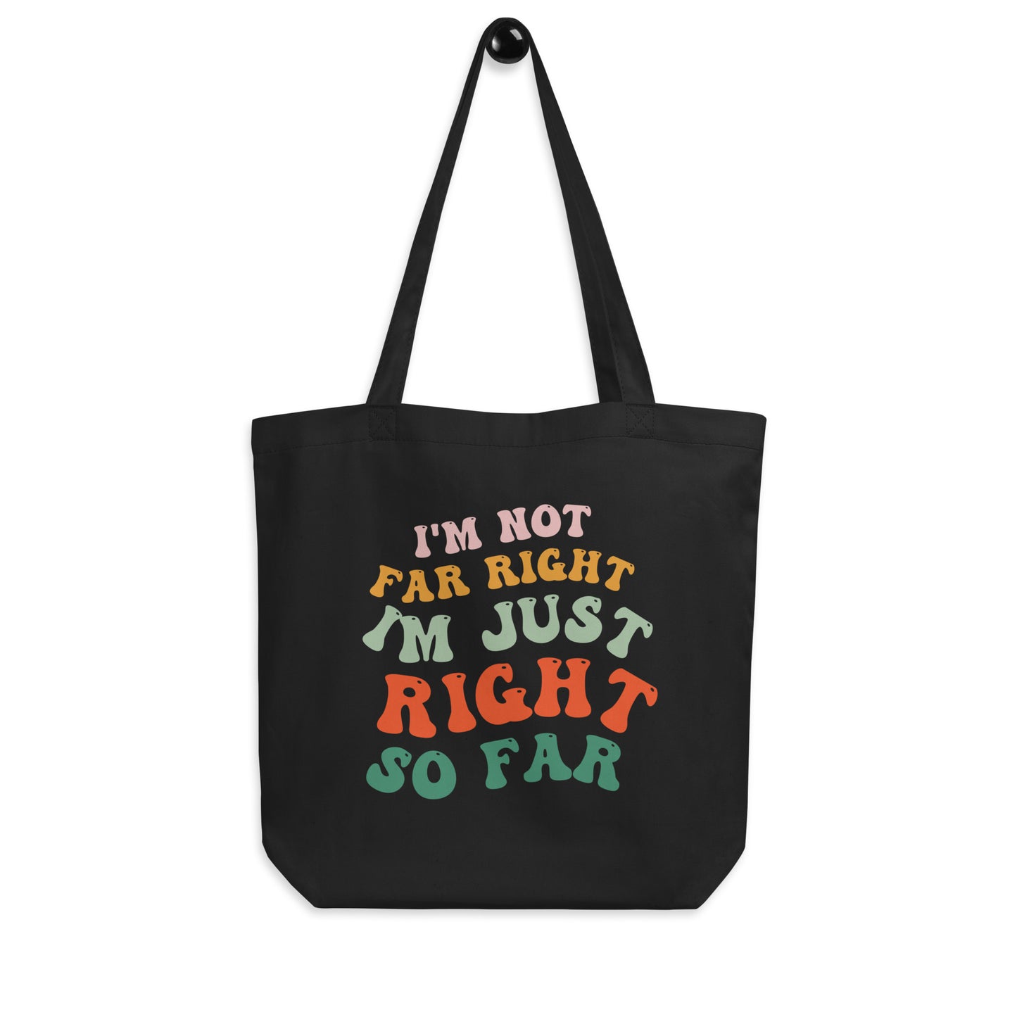 Right So Far Conservative Tote Bag - Political Humor Pullover