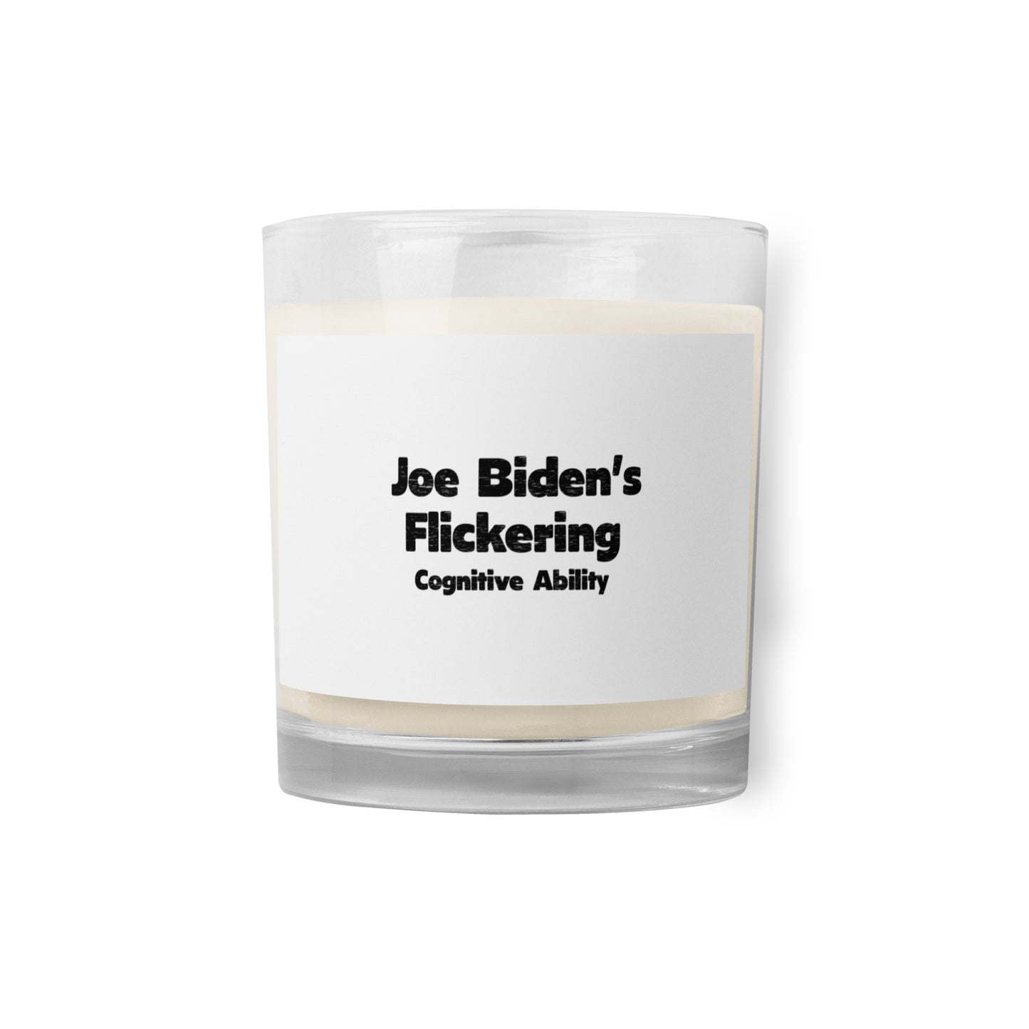 Joe Biden's Flickering Cognitive Wax candle